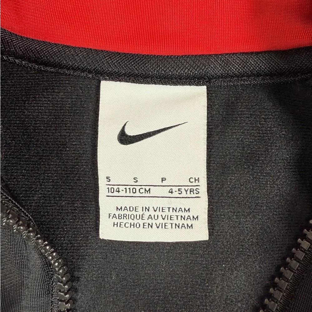 NIKE Toddler‎ Boy Full Zip Track Jacket Colorblock Athletic Size 4-5 Years